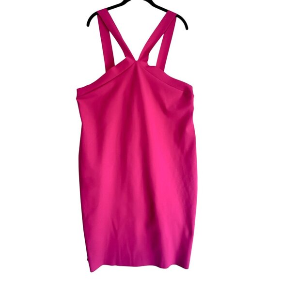 CHIARA BONI LA PETITE ROBE Guendaline Halter Dress - Pink Size EU 50 / US 14 - Picture 5 of 12